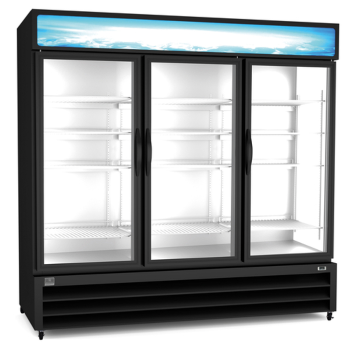 Kelvinator KCHGM72F 81"W 72 cu. ft. Merchandiser Freezer