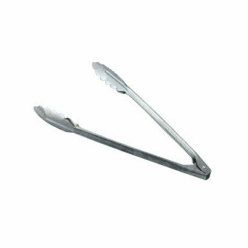 Omcan 80794 Stainless Steel Utility Tongs 16-Inch Length For Safe Handling In Commercial Kitchens