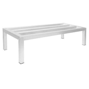 Vented Aluminum Dunnage Rack Featuring Durable Welded Construction And 1.5-Inch Square Tubular Legs