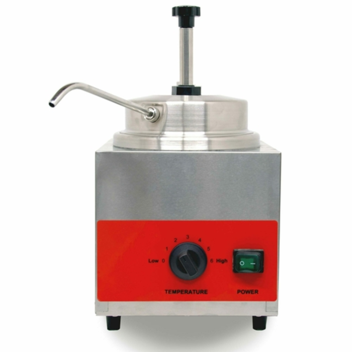 OMCAN 44311 Chauffe-garniture de comptoir 3,5 pintes avec pompe