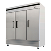 EFI Sales C3-82VC Three-Section Reach-In Refrigerator With Stainless Steel Finish
