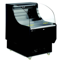 Alt Tag: EFI CGOM-2642 27-Inch Refrigerated Deli Display Case with Gravity Coil System curved glass refrigerated deli case