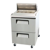 EFI CSDW2-27VC 27.5" Versa-Chill Refrigerated Sandwich Salad Prep Table With Spacious Storage And Prep Area