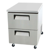 EFI CUDW2-27VC Undercounter Two Drawer Refrigerator Featuring Durable Stainless Steel Design And Compact Footprint