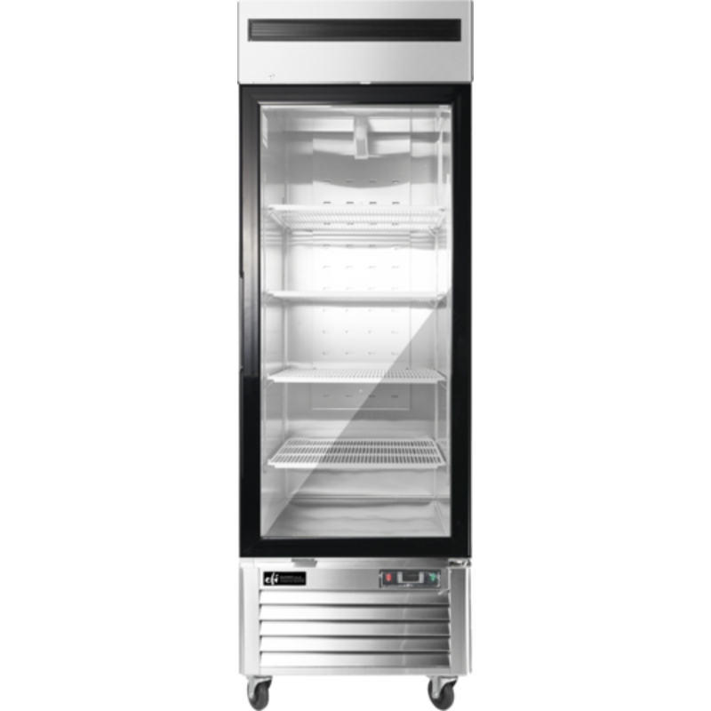 EFI FI1-27GDSVC 19.1 Cu. Ft. Commercial Ice Cream Freezer Merchandiser With Transparent Doors
