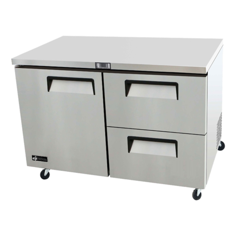 EFI FUDW2-48VC 48.2" Undercounter Freezer, A Reliable Commercial Undercounter Freezer With Solid Door And Drawers.