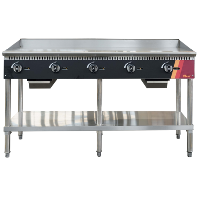 EFI H-Series Cooktop Open Base Stand Featuring Heavy-Duty Stainless Steel Construction And Multiple Burners For Commercial Kitchens.