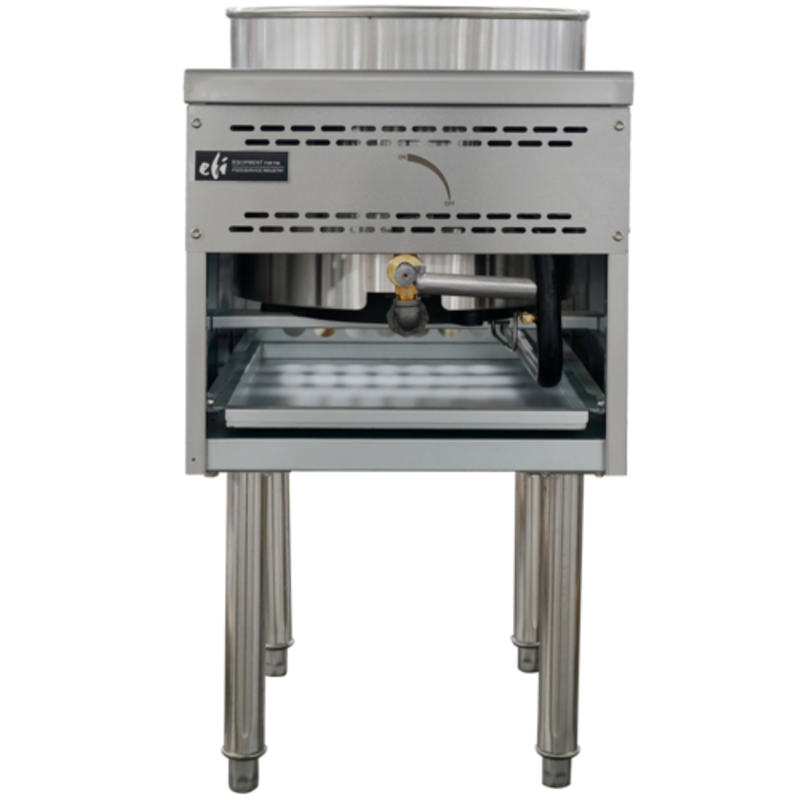 EFI HWR16-P Liquid Propane Wok Range With Stainless Steel Construction And High-Performance Burner