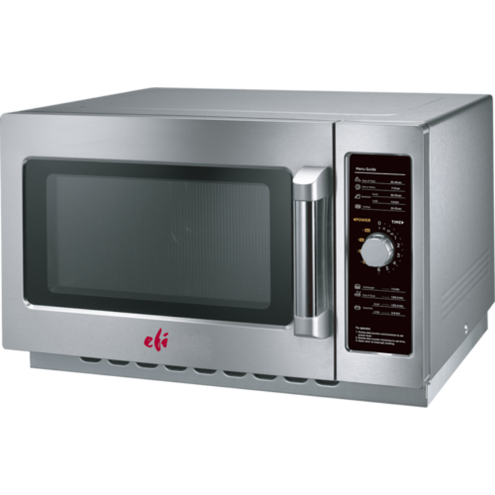 Alt Tag: EFI MW-341000120-D 1.2 cu. ft. Medium Duty Microwave Oven stainless steel commercial microwave with dial control