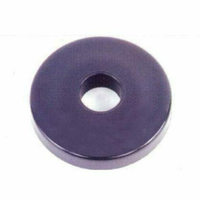 Alt Tag: EFI N-AB3 3.5-inch Donut Bumper for Commercial Shelving Units black rubber donut bumper protector