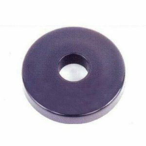 Alt Tag: EFI N-AB3 3.5-inch Donut Bumper for Commercial Shelving Units black rubber donut bumper protector