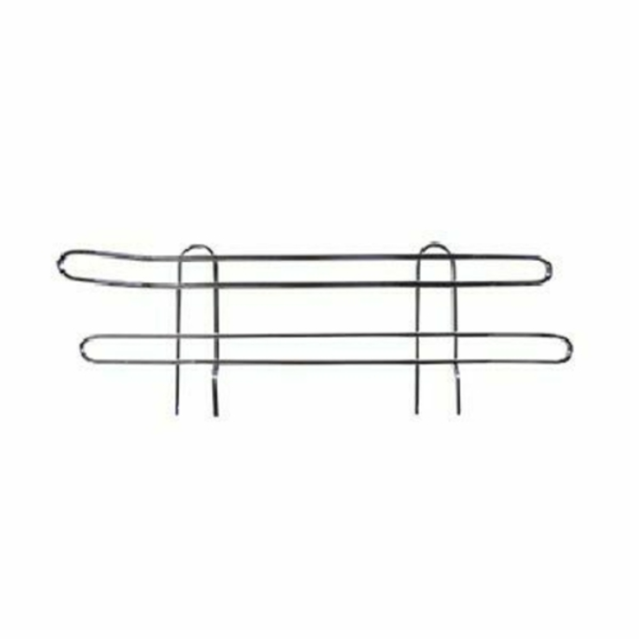 EFI N-AL460C 60" Chrome Wire Shelf Ledge Backstop Accessory for 60-inch wire shelving, backstop rail prevents items from falling