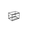 EFI NDCGS-2215 Non-Refrigerated Countertop Display Case With Glass Shelves For Baked Goods And Pastries