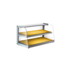 EFI NDCOGC-3821 38.9" Countertop Non-Refrigerated Display Case With Clear Glass And Yellow Shelves