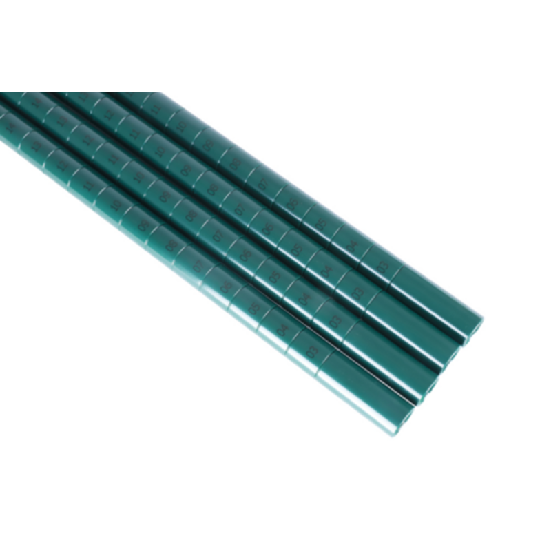 Alt Tag: EFI NPR-72EP-NF 72" Heavy-Duty Green Epoxy Mobile Shelving Post, 72-inch heavy-duty green epoxy coated shelving post