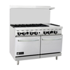 EFI RCTRS-6B-12G-N 48-inch Gas Restaurant Range With Griddle Featuring 6 Burners And Dual Ovens