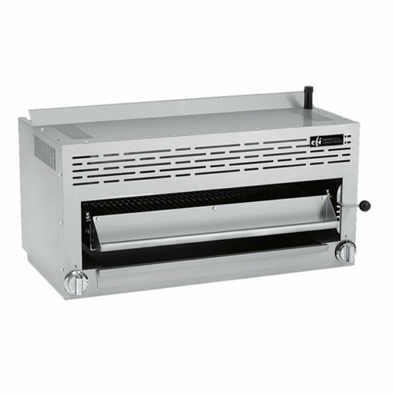 EFI Sales RCTSM-36-P 36" Countertop LP Gas Salamander Broiler for high-performance cooking in commercial kitchens.