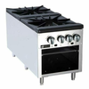 18 Inch Gas Stock Pot Range With Four Burners And Stainless Steel Construction