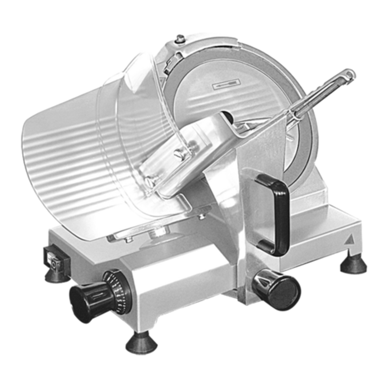 EFI SA-MSEC25 Economy Electric Meat Slicer 10 Inch Blade For Efficient Kitchen Prep And Easy Cleaning.