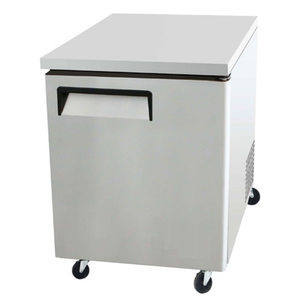 Étiquette alternative : EFI Ventes 27,5 pouces réfrigérateur accessible sous le comptoir réfrigérateur commercial en acier inoxydable sous le comptoir sur roulettes