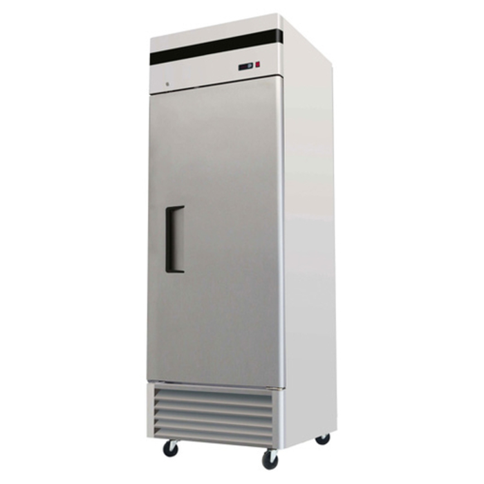 EFI Sales 27 Inch Bottom Mount Stainless Steel Reach-In Refrigerator commercial one-door stainless reach-in fridge, bottom-mount compressor