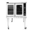 Alt Tag: EFI Sales 38-Inch Full-Size Natural Gas Single Convection Oven commercial double-door stainless steel oven with glass windows
