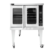 Alt Tag: EFI Sales 38-Inch Full-Size Natural Gas Single Convection Oven commercial double-door stainless steel oven with glass windows