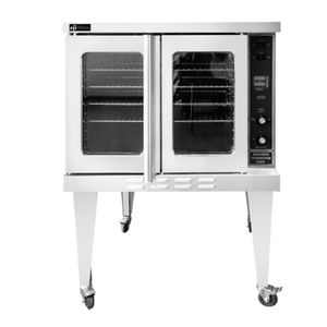 Alt Tag: EFI Sales 38-Inch Full-Size Natural Gas Single Convection Oven commercial double-door stainless steel oven with glass windows