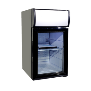 Alt Tag: EFI Sales Ltd. 13-Inch Countertop Glass Door Display Refrigerator Merchandiser compact glass door countertop merchandiser fridge
