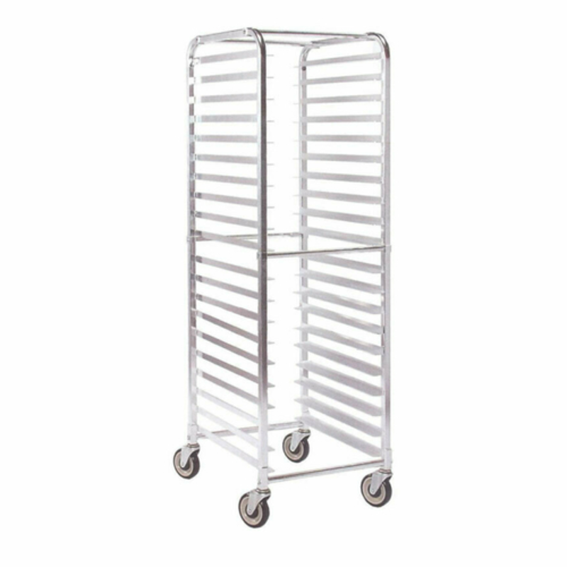Full Height Bun Pan Rack With Wheels For Efficient Storage Of Up To 20 Full-Size Sheet Pans