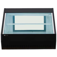 Alt Tag: EFI Sales CDS-1200B 47.2" Refrigerated Straight Glass Deli Display Case front view with straight glass and interior shelf