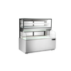 Alt Tag: EFI Sales CGOSM-6060 59" Refrigerated Open Air Combo Merchandiser Case stainless steel straight-side open air display