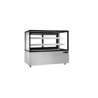 EFI Sales Ltd. CGSM-6148 60.6 Inch Refrigerated Display Case stainless steel glass merchandiser with 3 shelves