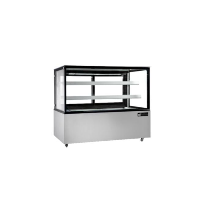 EFI Sales Ltd. CGSM-6148 60.6 Inch Refrigerated Display Case stainless steel glass merchandiser with 3 shelves