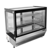 EFI Ventes CGSM-CT-2726 vitrine commerciale réfrigérée de 27,6" avec parois en verre et tablettes en fil métallique pour produits de boulangerie et de charcuterie