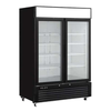 EFI Sales F2-48GDVC 48" Two-Door Glass Merchandiser Freezer For Displaying Frozen Products