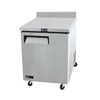 EFI Sales Ltd. FWDR1-27VC-R 27.5 Inch Work Top Freezer Counter stainless steel commercial worktop freezer on casters