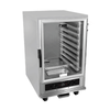 EFI Sales Mobile Heated Cabinet with 9 Full-Size Pan Capacity stainless mobile heated holding cabinet with open door and pan rack