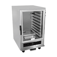 EFI Sales Mobile Heated Cabinet with 9 Full-Size Pan Capacity stainless mobile heated holding cabinet with open door and pan rack