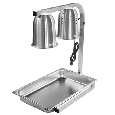 EFI Sales HL2B Double Bulb Aluminum Heat Lamp with Tray