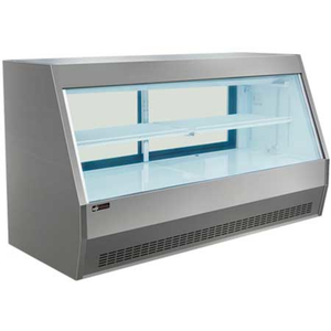 EFI Sales Ltd. CDS-2000S 78.7" Wide Refrigerated Straight Glass Deli Case commercial LED lighted double-glazed glass deli display