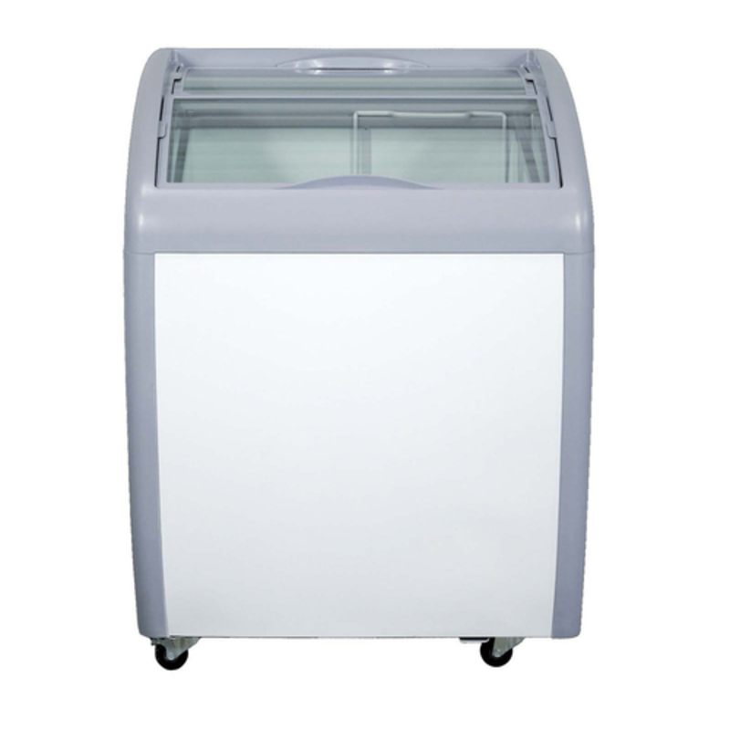 EFI Sales Ltd. FCCG-26 26.2 Inch Ice Cream Display Freezer compact novelty merchandiser with sliding glass top, white chest freezer