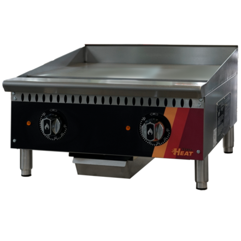 EFI Sales Ltd. Feuille électrique de comptoir HGT24-ELC 24", plaque électrique de comptoir à commande thermostatique de 24 pouces