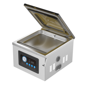 EFI Sales Ltd. VS-CH-16 16.1 Inch Chamber Vacuum Sealer countertop chamber sealer machine with open lid and digital control panel