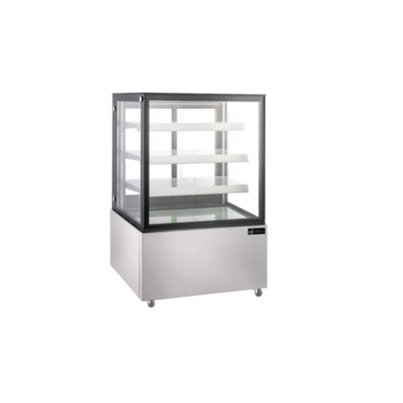 EFI Sales Ltd. NDCGSM-3756 37" Non-Refrigerated Neutral Display Showcase flat-front glass ambient bakery display case with LED lighting
