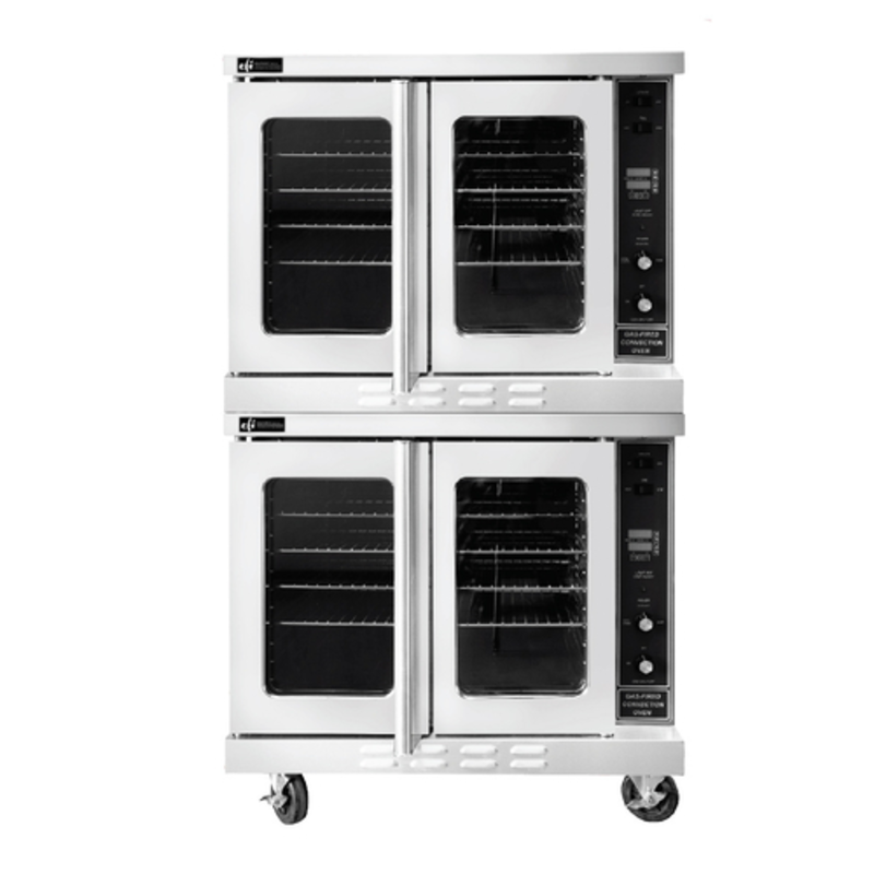 EFI Sales RCTCV-2P Double-Deck Gas Convection Oven With Two Cooking Cavities And Durable Design