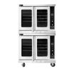 EFI Sales RCTCV-2P Double-Deck Gas Convection Oven With Dual Cavity For High-Volume Cooking.