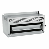 EFI Ventes 43 000 BTU Salamandre à gaz 36" Grill infrarouge de 36 pouces unité commerciale en acier inoxydable de comptoir avec brûleurs infrarouges en céramique