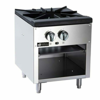 Alt Tag: EFI Sales RCTSP-18-1P 80,000 BTU Gas Stock Pot Range commercial stainless steel stock pot burner with dual controls