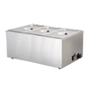EFI Sales Ltd. SA-FWTHIRD 3 Third-Size Pan Countertop Food Warmer stainless steel 3-pan electric buffet warmer with lids